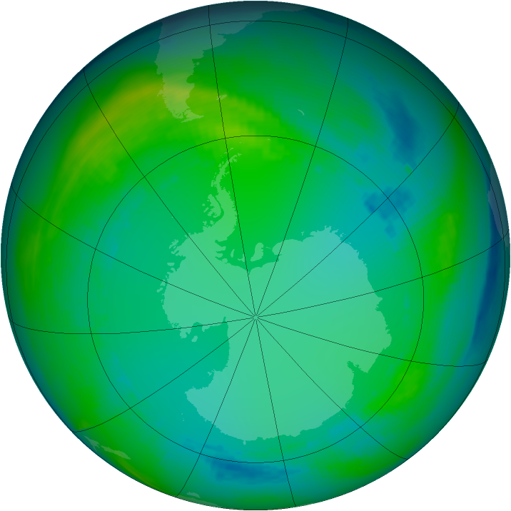 Ozone Map 1982-07-20